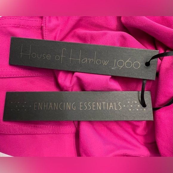 NWT House of Harlow 1960 All-Day Contour Bodysuit Magenta Pink Size Small - Picture 8 of 14